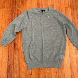 J crew 3/4 Sleeve Light  Lightweight Crewneck Sweater Womens S (j10)